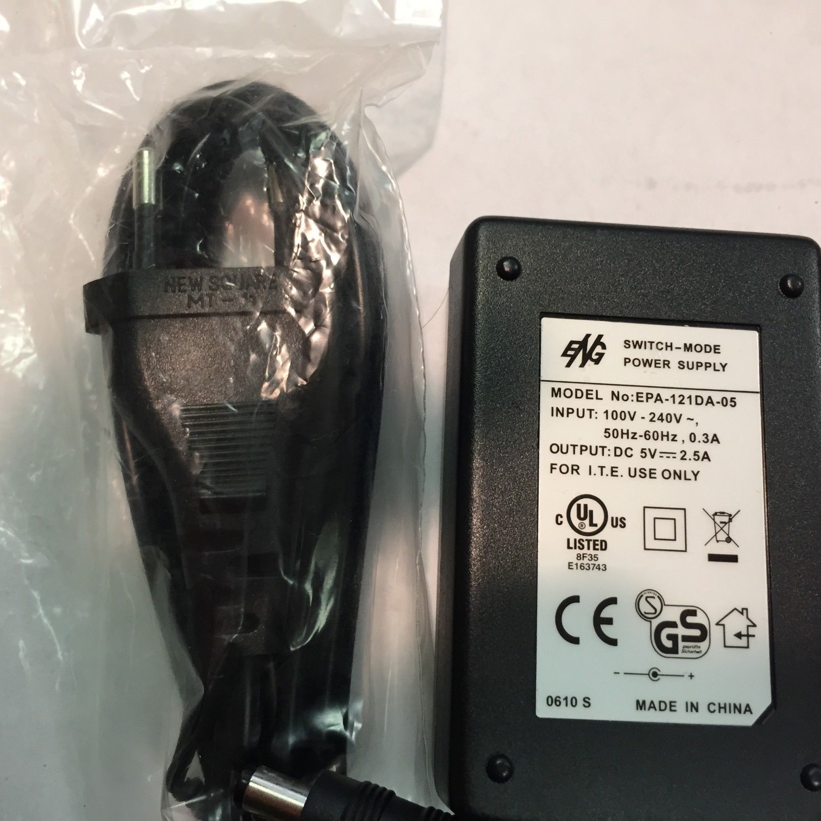 New ENG AC ADAPTER 5V 2.5A EPA-121DA-05 FOR COMPAQ IPAQ H3900 100V-240V Switch Mode power supply - Click Image to Close